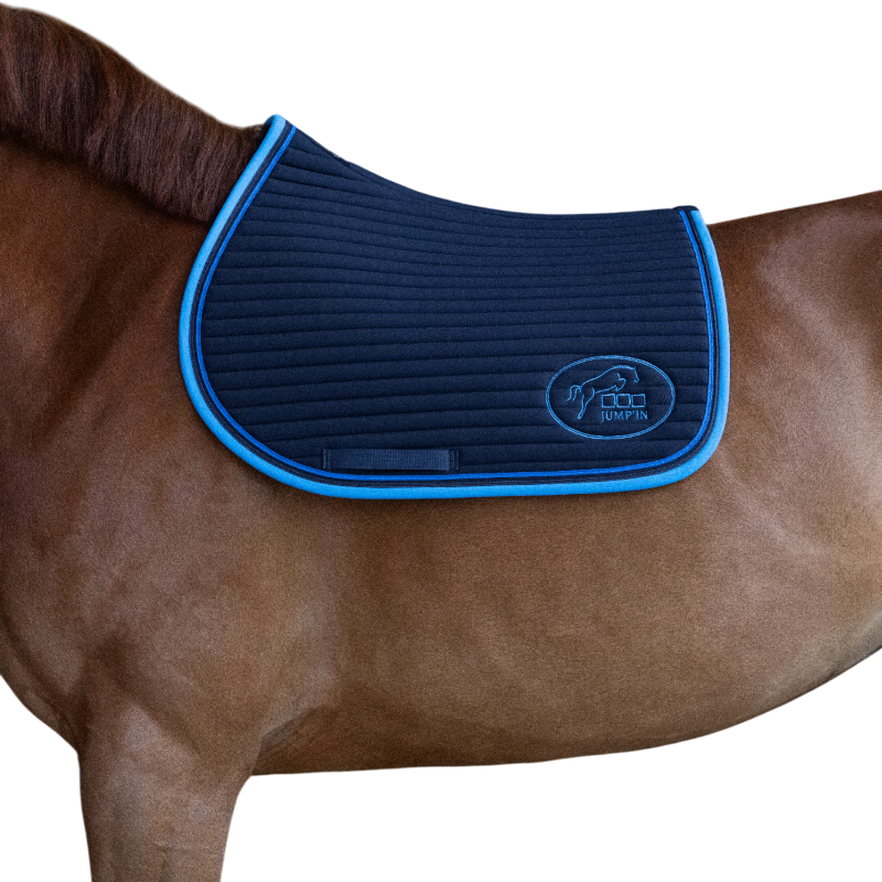 Jump'In - Tapis de selle Balthazar marine/ bleu royal | - Ohlala