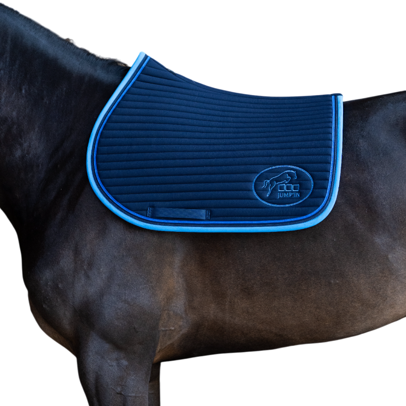 Jump'In - Tapis de selle Balthazar marine/ bleu royal | - Ohlala