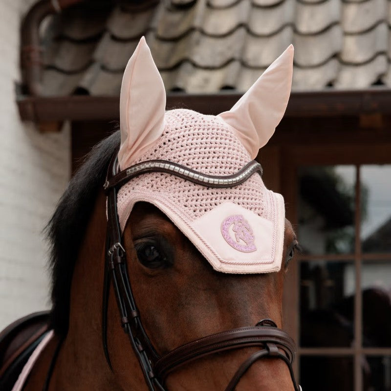 Kentucky Horsewear - Bonnet pour chevaux Wellington Sparkling vieux rose | - Ohlala