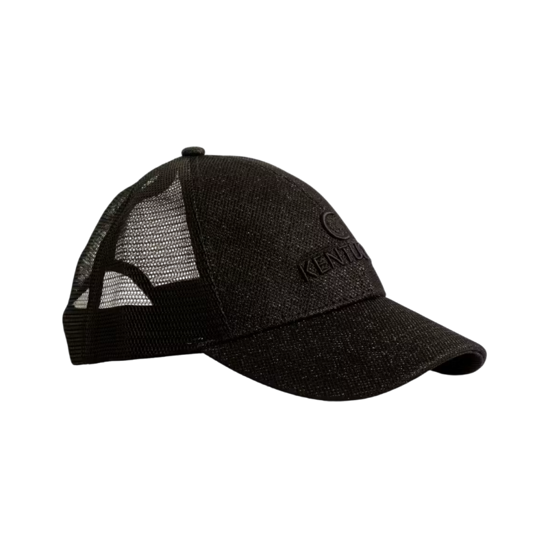Kentucky Horsewear - Casquette Trucker Glitter noir | - Ohlala