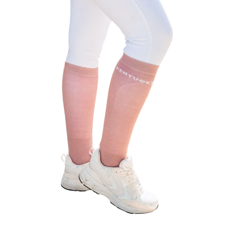 Kentucky Horsewear - Chaussettes d'équitation Glitter vieux rose x3 | - Ohlala