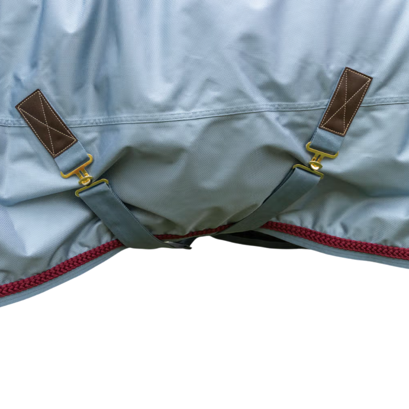 Kentucky Horsewear - Couverture d'extérieur All Weather Pro avec cordon tressé denim 160g | - Ohlala