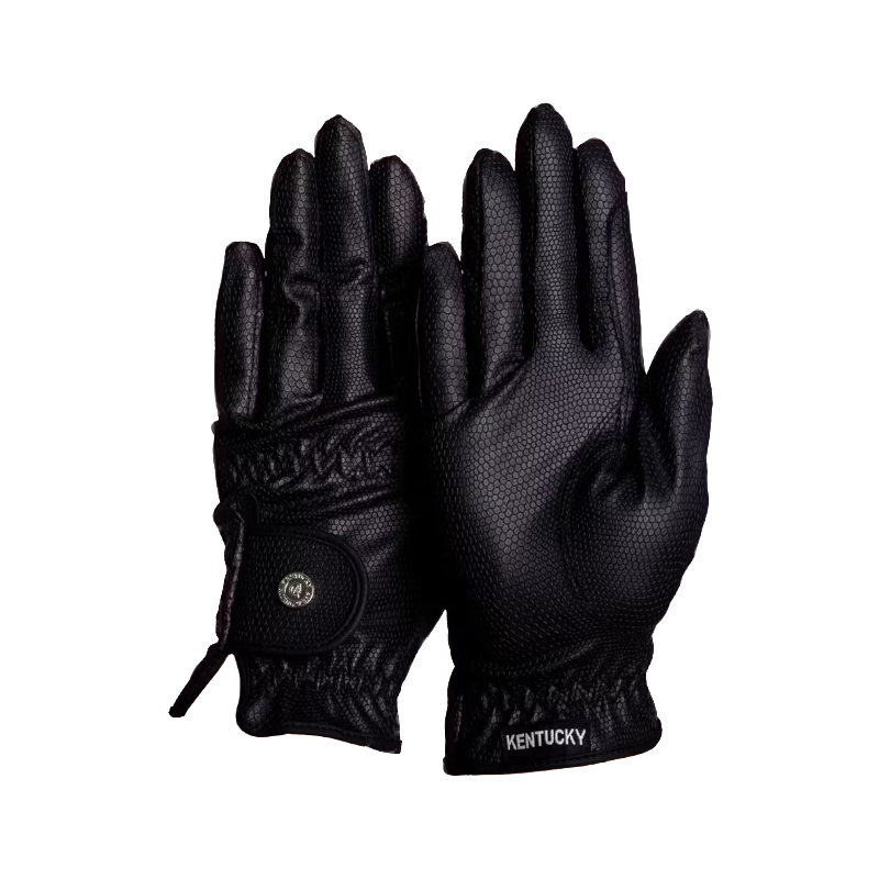 Kentucky Horsewear - Gants d'équitation Grip marine | - Ohlala