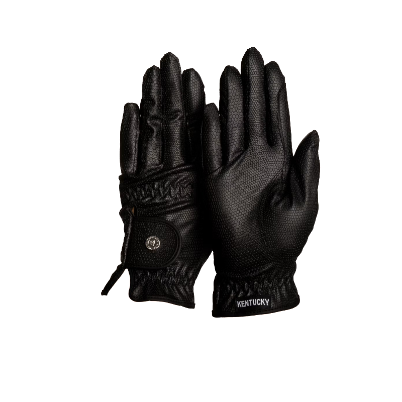 Kentucky Horsewear - Gants d'équitation Grip noir | - Ohlala