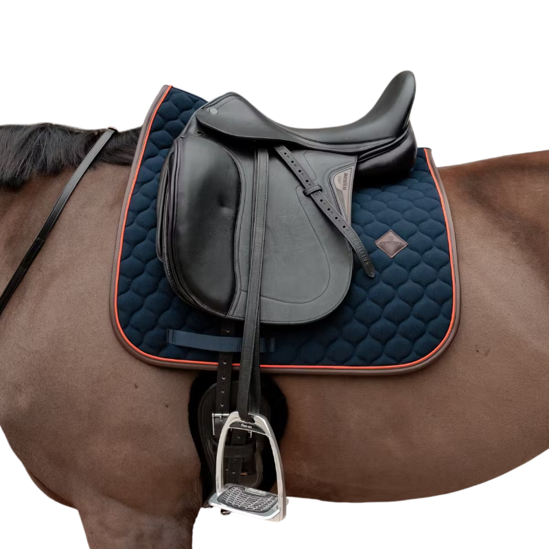 Kentucky Horsewear - Tapis de dressage Onion Quilt Leather Neon marine | - Ohlala