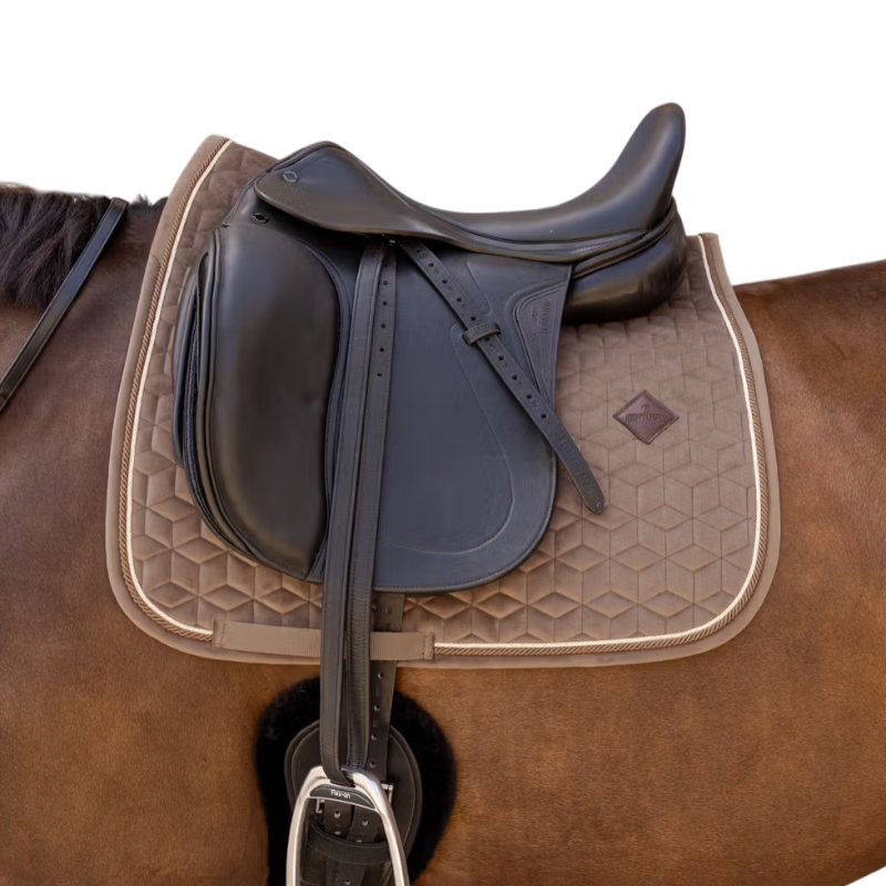 Kentucky Horsewear - Tapis de dressage Velvet beige | - Ohlala