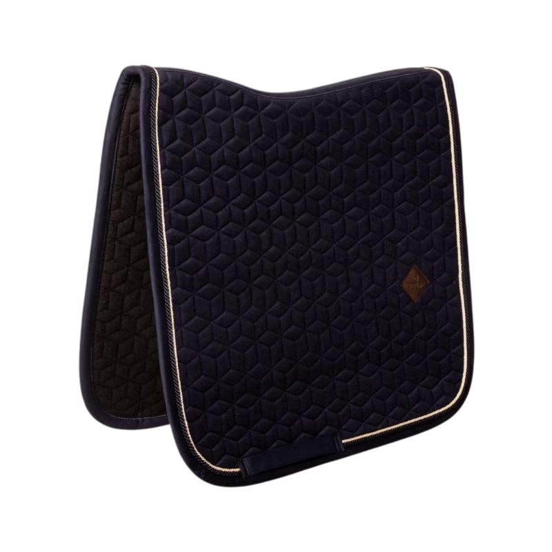 Kentucky Horsewear - Tapis de dressage Velvet dark navy | - Ohlala