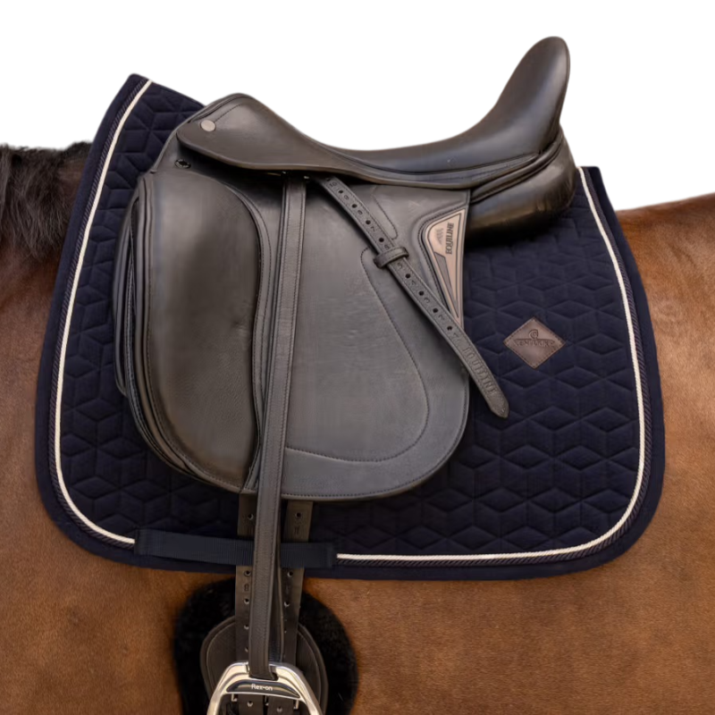 Kentucky Horsewear - Tapis de dressage Velvet dark navy | - Ohlala