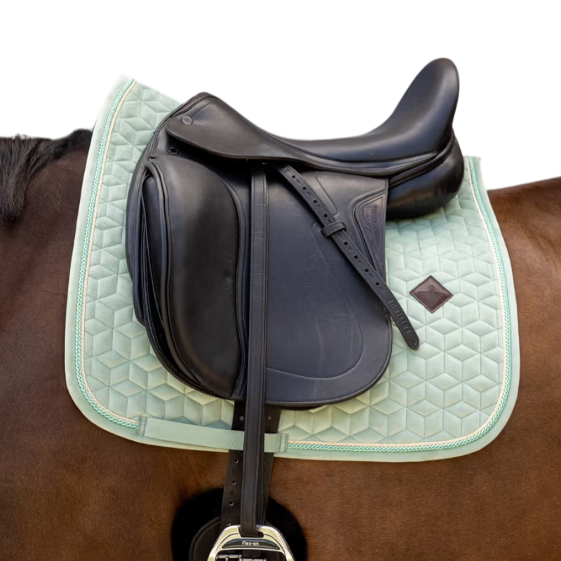 Kentucky Horsewear - Tapis de dressage Velvet mint | - Ohlala