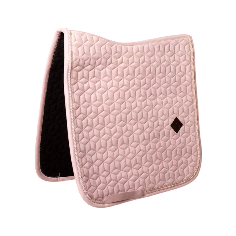 Kentucky Horsewear - Tapis de dressage Velvet soft rose | - Ohlala