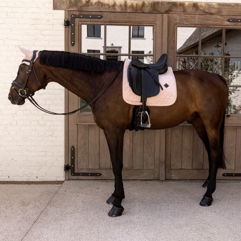Kentucky Horsewear - Tapis de dressage Velvet soft rose | - Ohlala