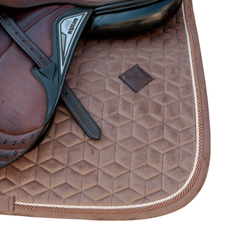 Kentucky Horsewear - Tapis de selle Velvet beige | - Ohlala