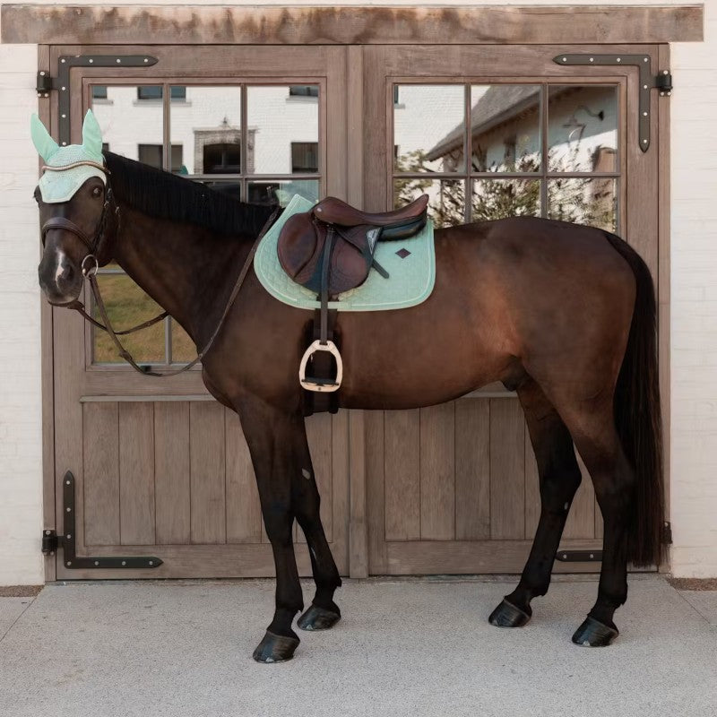 Kentucky Horsewear - Tapis de selle Velvet mint | - Ohlala