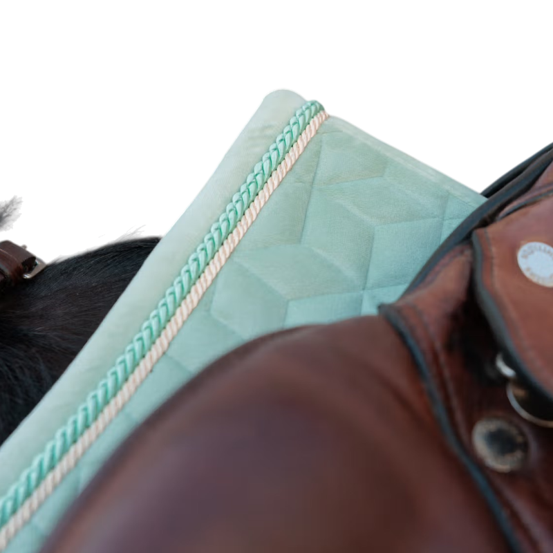 Kentucky Horsewear - Tapis de selle Velvet mint | - Ohlala