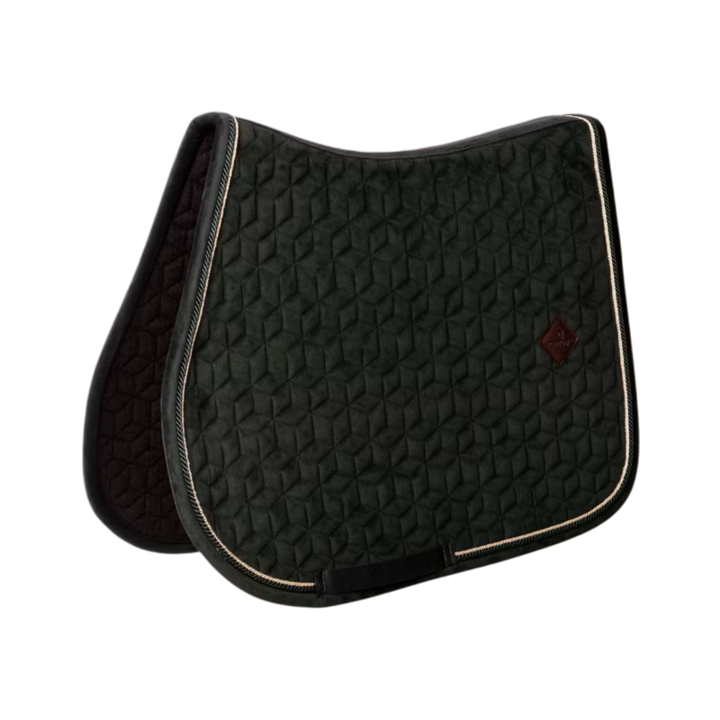 Kentucky Horsewear - Tapis de selle Velvet pine green | - Ohlala