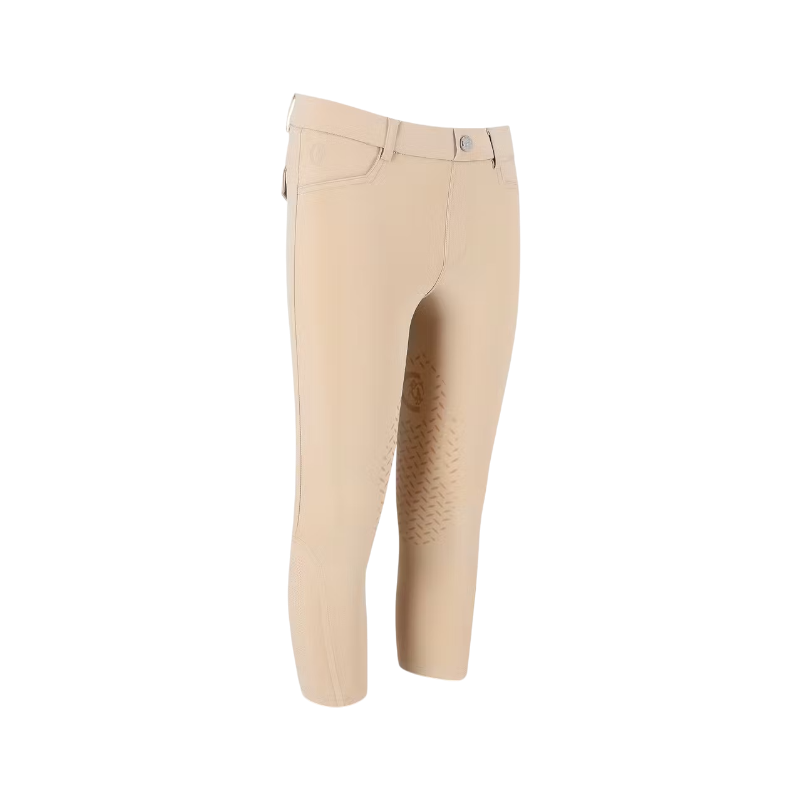 Kentucky Horsewear - Legging d'équitation Mexico Kids garçon avec Grip au genou beige | - Ohlala