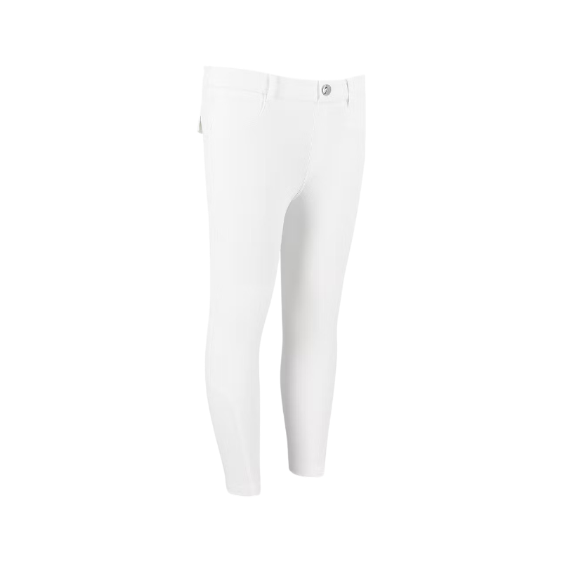 Kentucky Horsewear - Legging d'équitation Mexico Kids garçon avec Grip au genou blanc | - Ohlala