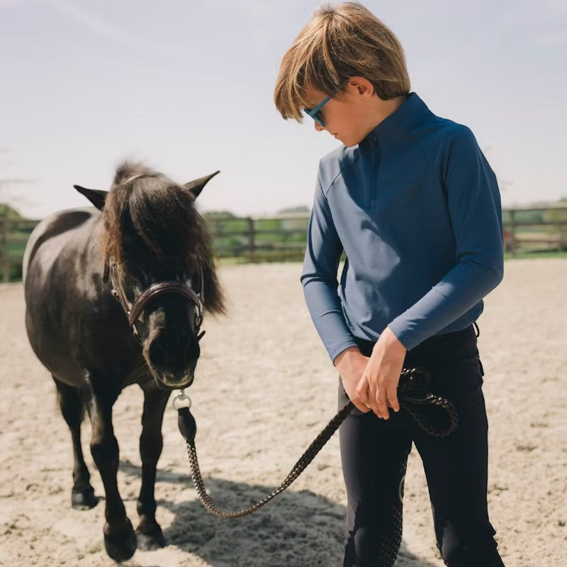 Kentucky Horsewear - Legging d'équitation Mexico Kids garçon avec Grip au genou marine | - Ohlala