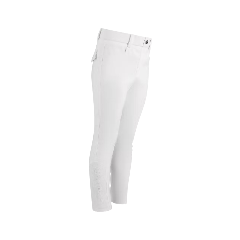 Kentucky Horsewear - Legging d'équitation Sammy Kids garçon full Grip blanc | - Ohlala