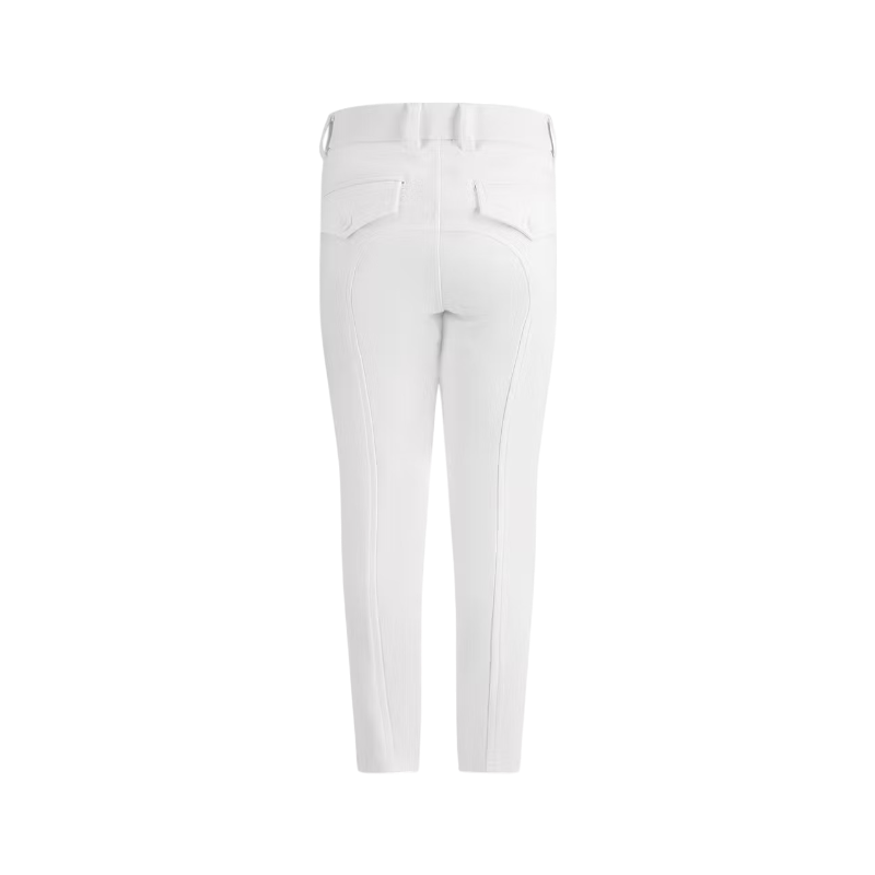 Kentucky Horsewear - Legging d'équitation Sammy Kids garçon full Grip blanc | - Ohlala