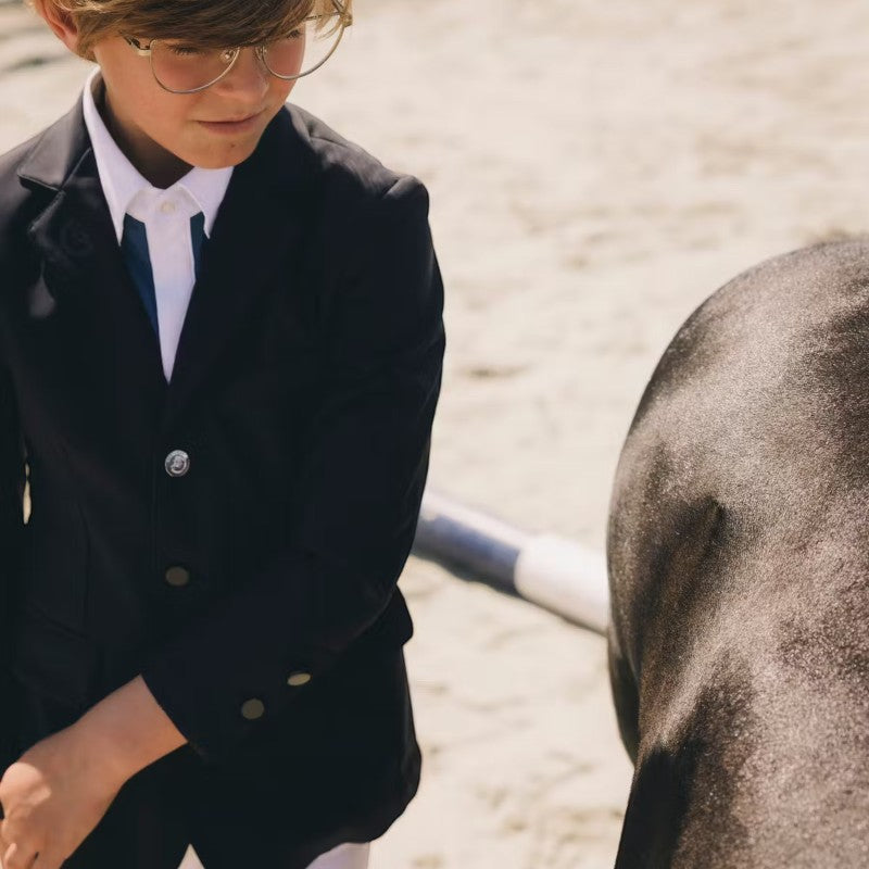 Kentucky Horsewear - Veste de concours Lyon Kids garçon marine | - Ohlala