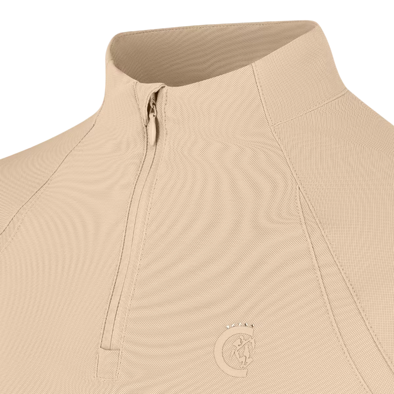 Kentucky Horsewear - T-shirt d'entraînement Madrid Kids fille manches longues beige | - Ohlala