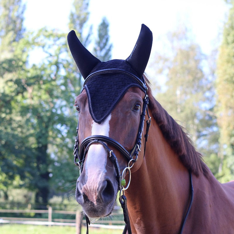 Lami-cell - Bonnet long pour chevaux Silentair marine | - Ohlala