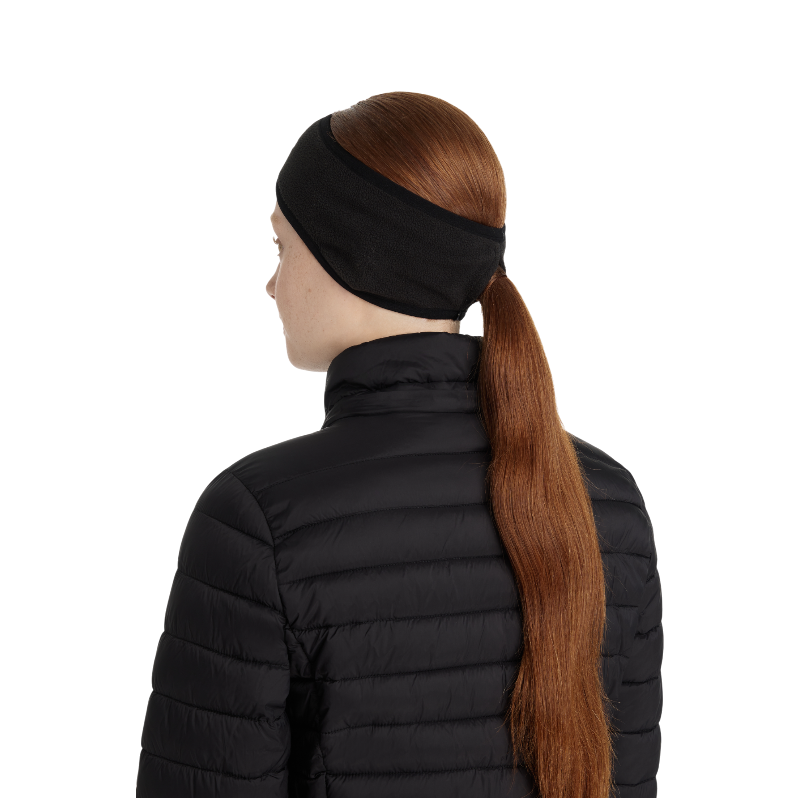 Lemieux - Bandeau cache-oreilles en polaire noir | - Ohlala