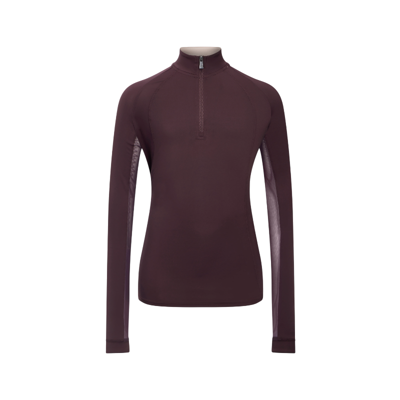 Lemieux - Baselayer léger enfant Young Rider Hope damson | - Ohlala