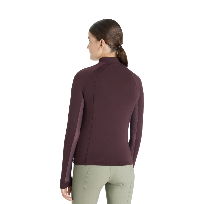 Lemieux - Baselayer léger enfant Young Rider Hope damson | - Ohlala