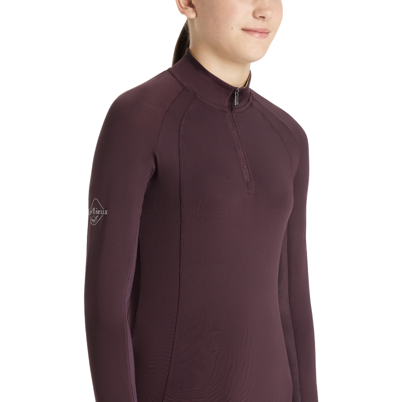 Lemieux - Baselayer léger enfant Young Rider Hope damson | - Ohlala