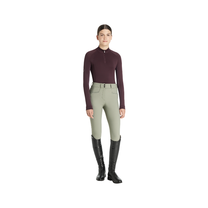 Lemieux - Baselayer léger enfant Young Rider Hope damson | - Ohlala