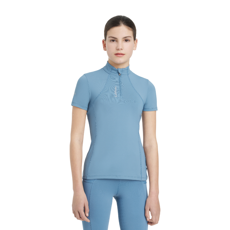 Lemieux - Baselayer manches courtes enfant Junior Young Rider Classique Ice blue | - Ohlala