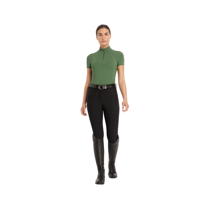 Lemieux - Baselayer manches courtes femme Mia Mesh hunter green | - Ohlala