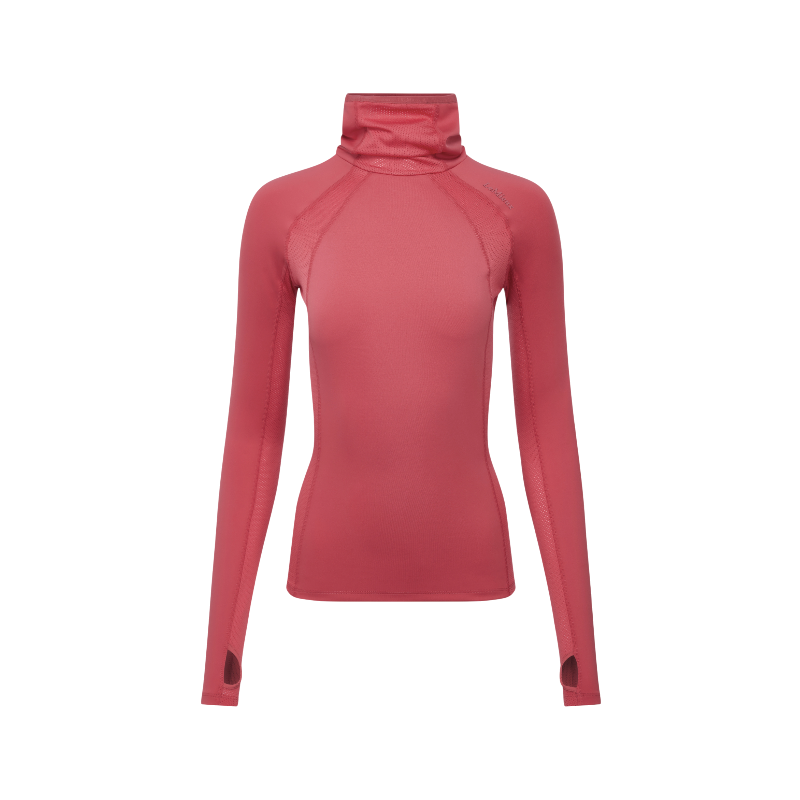 LeMieux - Baselayer manches longues col montant femme Sara cranberry | - Ohlala