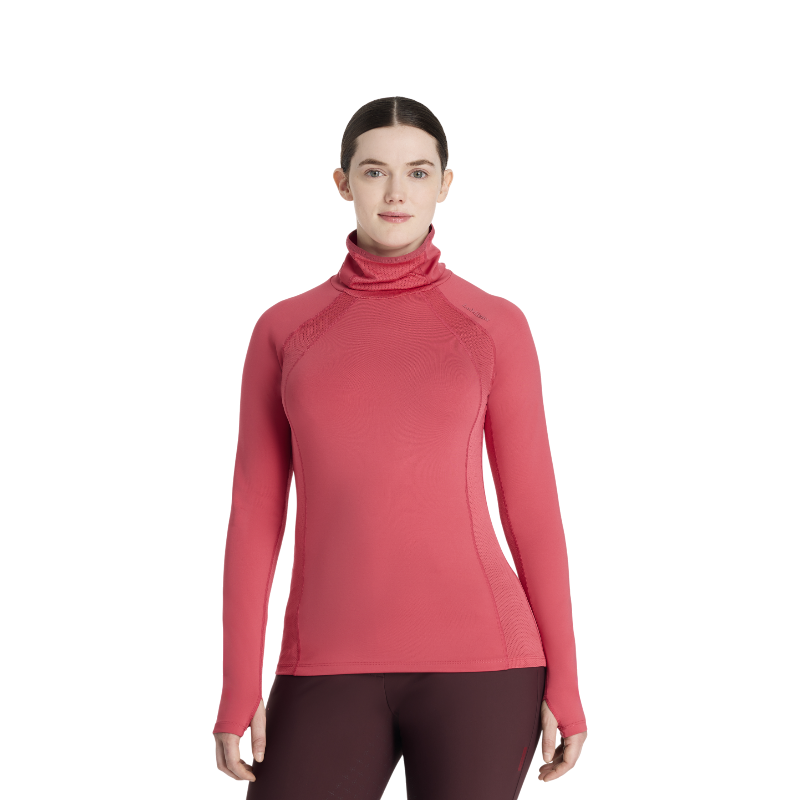 LeMieux - Baselayer manches longues col montant femme Sara cranberry | - Ohlala