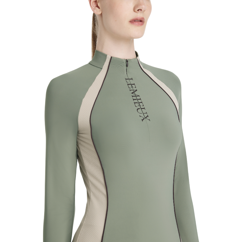 LeMieux - Baselayer manches longues mesh femme Philippa rosemary | - Ohlala