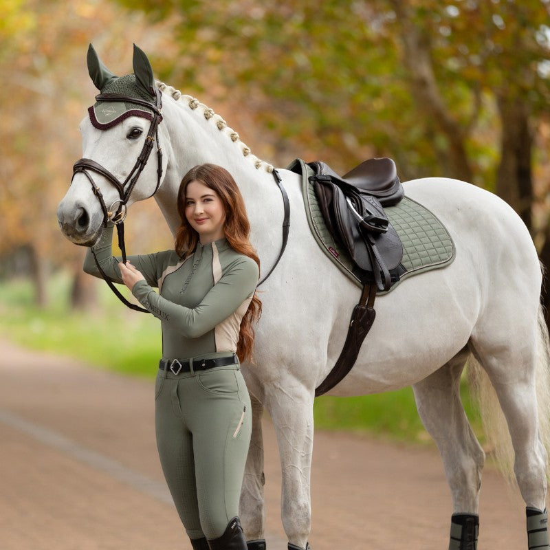 LeMieux - Baselayer manches longues mesh femme Philippa rosemary | - Ohlala