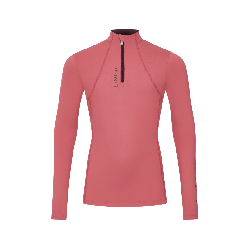 LeMieux - Baselayer manches longues enfant Classique Young Rider cranberry | - Ohlala