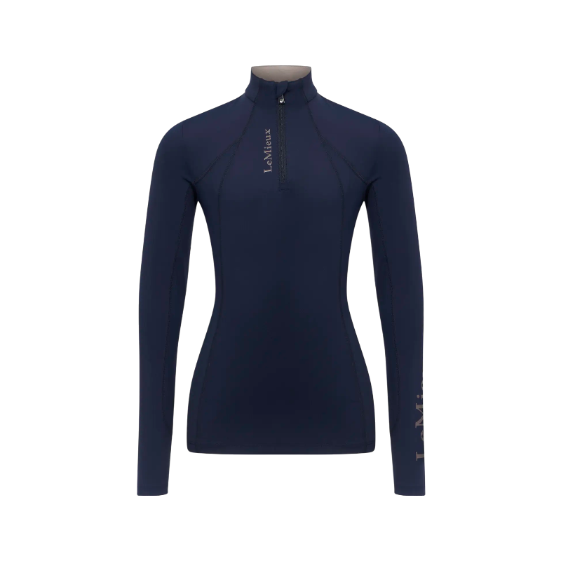 Lemieux - Baselayer manches longues enfant Junior Young Rider Classique marine | - Ohlala