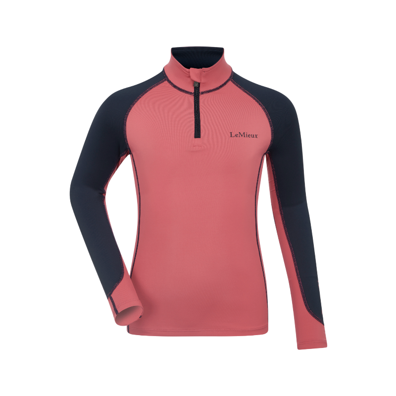 Lemieux - Baselayer manches longues enfant Mini cranberry | - Ohlala