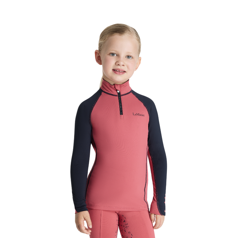 Lemieux - Baselayer manches longues enfant Mini cranberry | - Ohlala