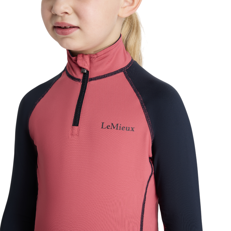 Lemieux - Baselayer manches longues enfant Mini cranberry | - Ohlala