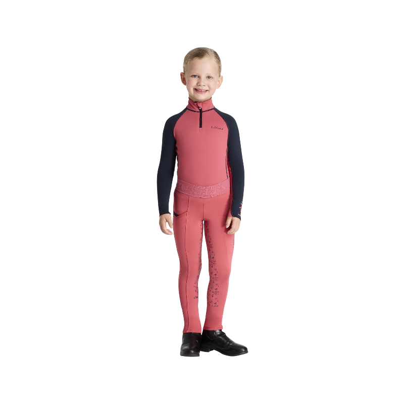 Lemieux - Baselayer manches longues enfant Mini cranberry | - Ohlala