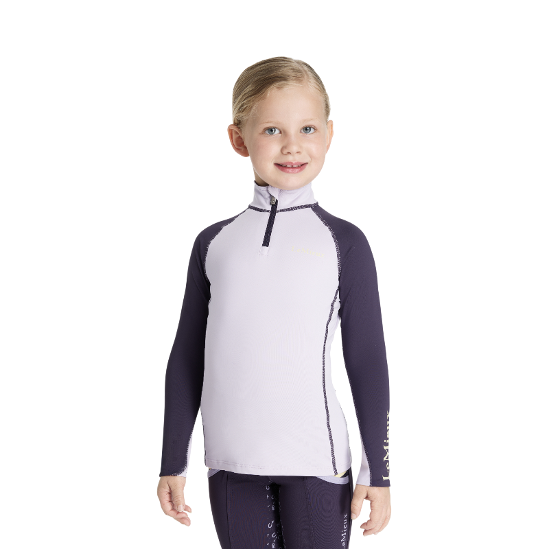 Lemieux - Baselayer manches longues enfant Mini lilac | - Ohlala