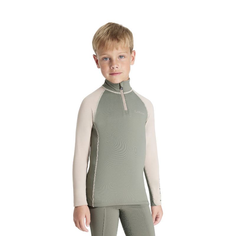 Lemieux - Baselayer manches longues enfant Mini rosemary | - Ohlala