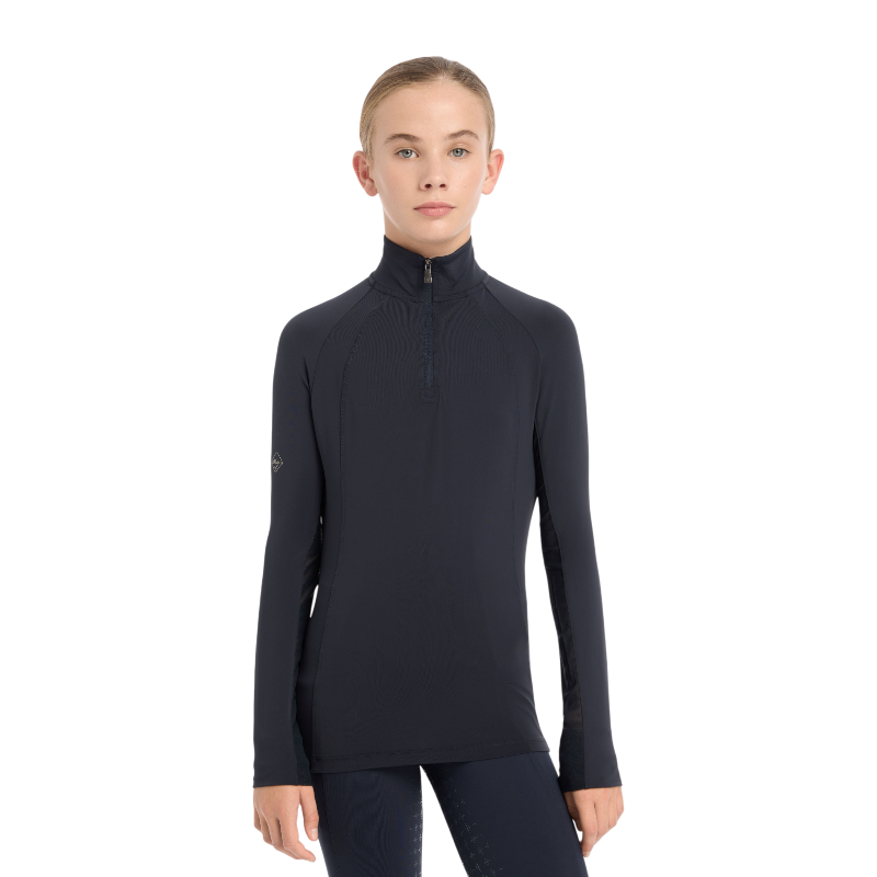 Lemieux - Baselayer manches longues fille Young Rider Hope marine | - Ohlala
