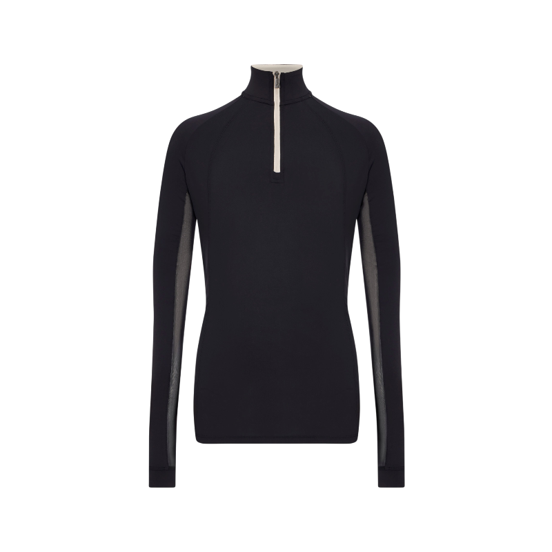 Lemieux - Baselayer manches longues fille Young Rider Hope noir | - Ohlala