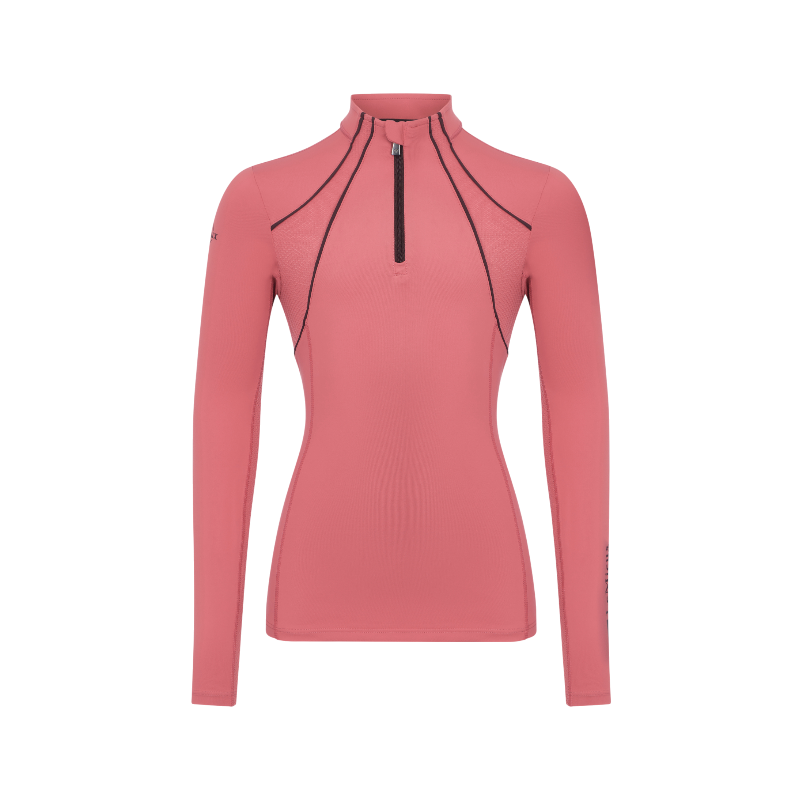 LeMieux - Baselayer manches longues mesh enfant Young Rider cranberry | - Ohlala
