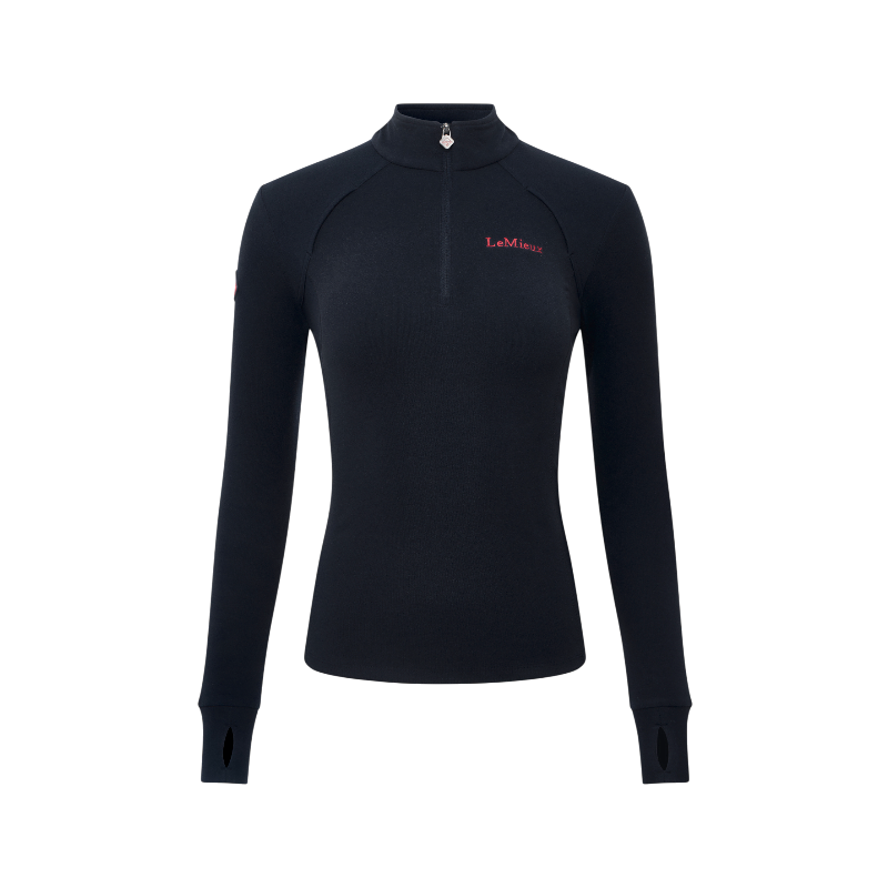 Lemieux - Baselayer polaire à col zippé femme Frances marine | - Ohlala